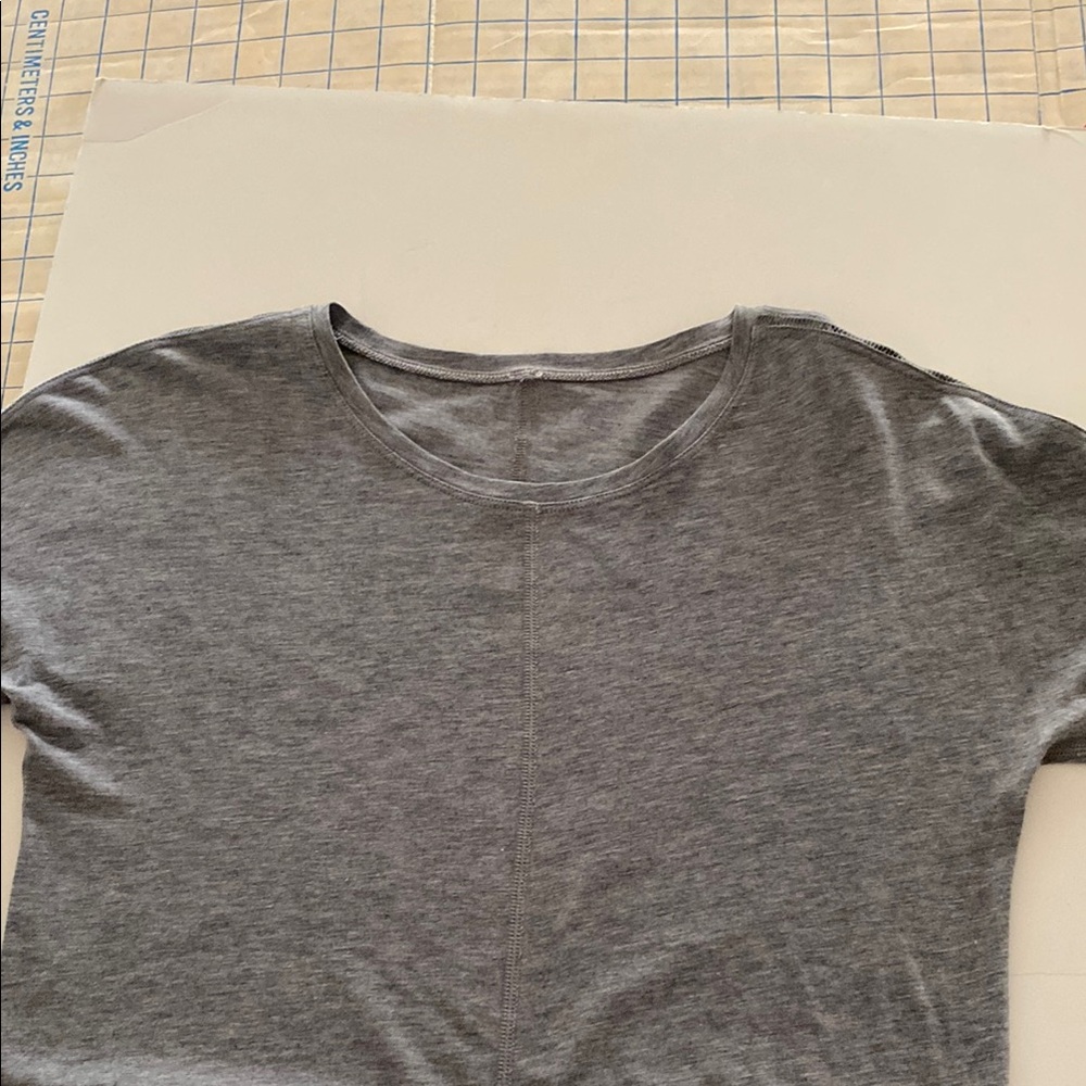 Lululemon Basic Soft Gray Long Sleeve T-Shirt - image 2